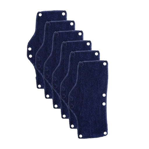 Occunomix 870 Navy Snap-On Hard Hat Sweatband, Terry Cloth - BHP Safety Products